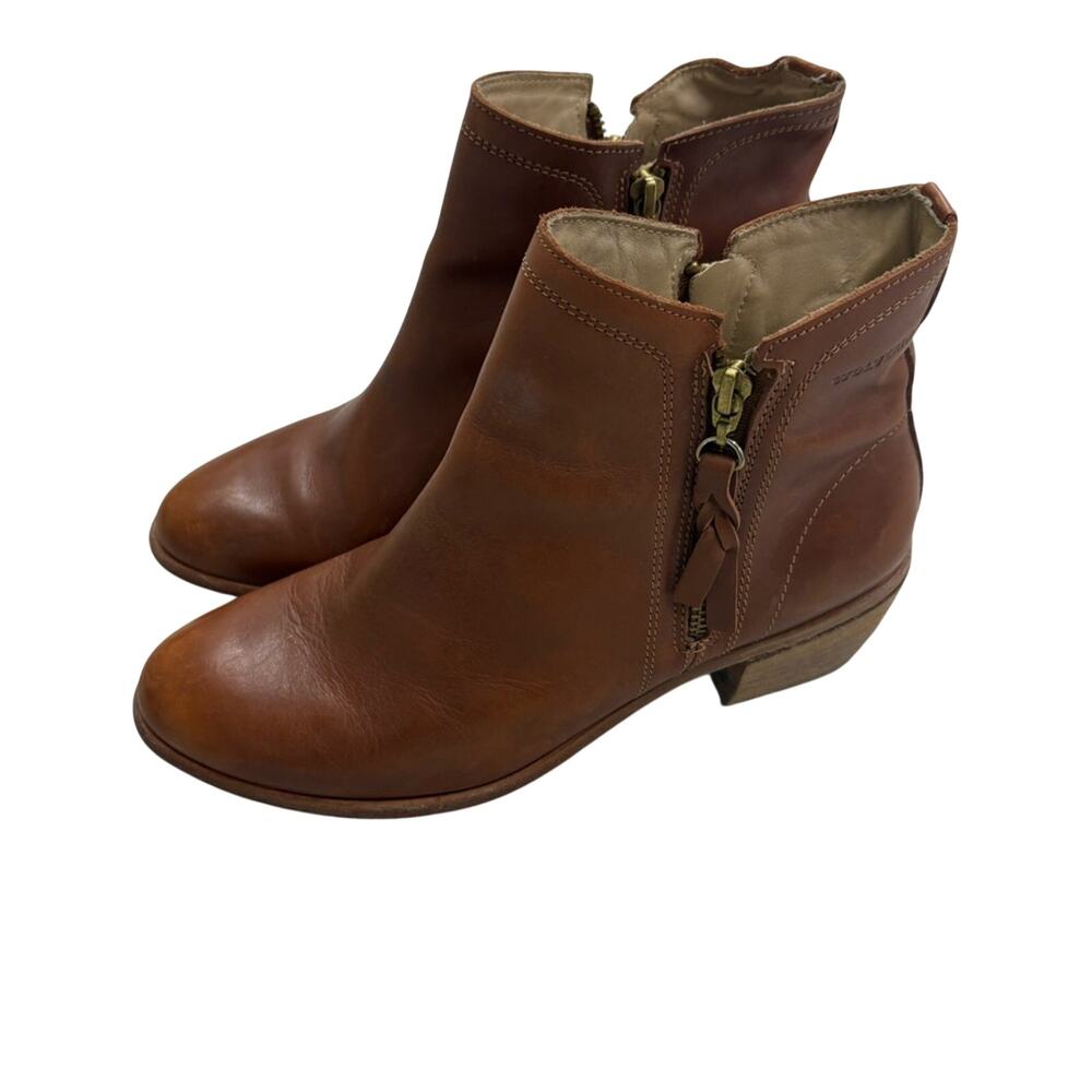 Wolverine Ella Brown Leather Ankle Booties size 9.5